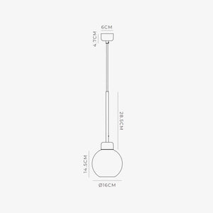 Interior Pendant Parlour Lite Sphere Pendant Light