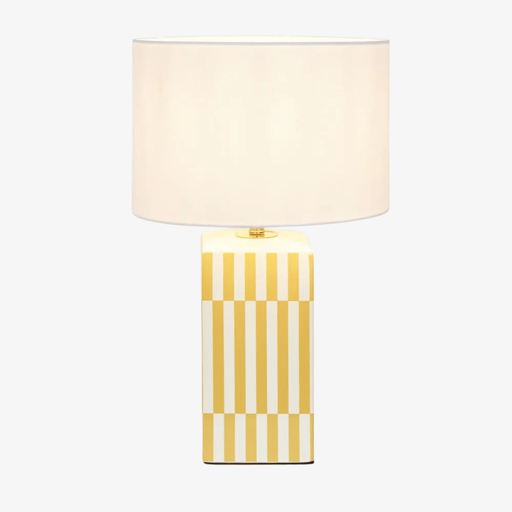 Table Lamps Parlour Yellow Table Lamp & Shade