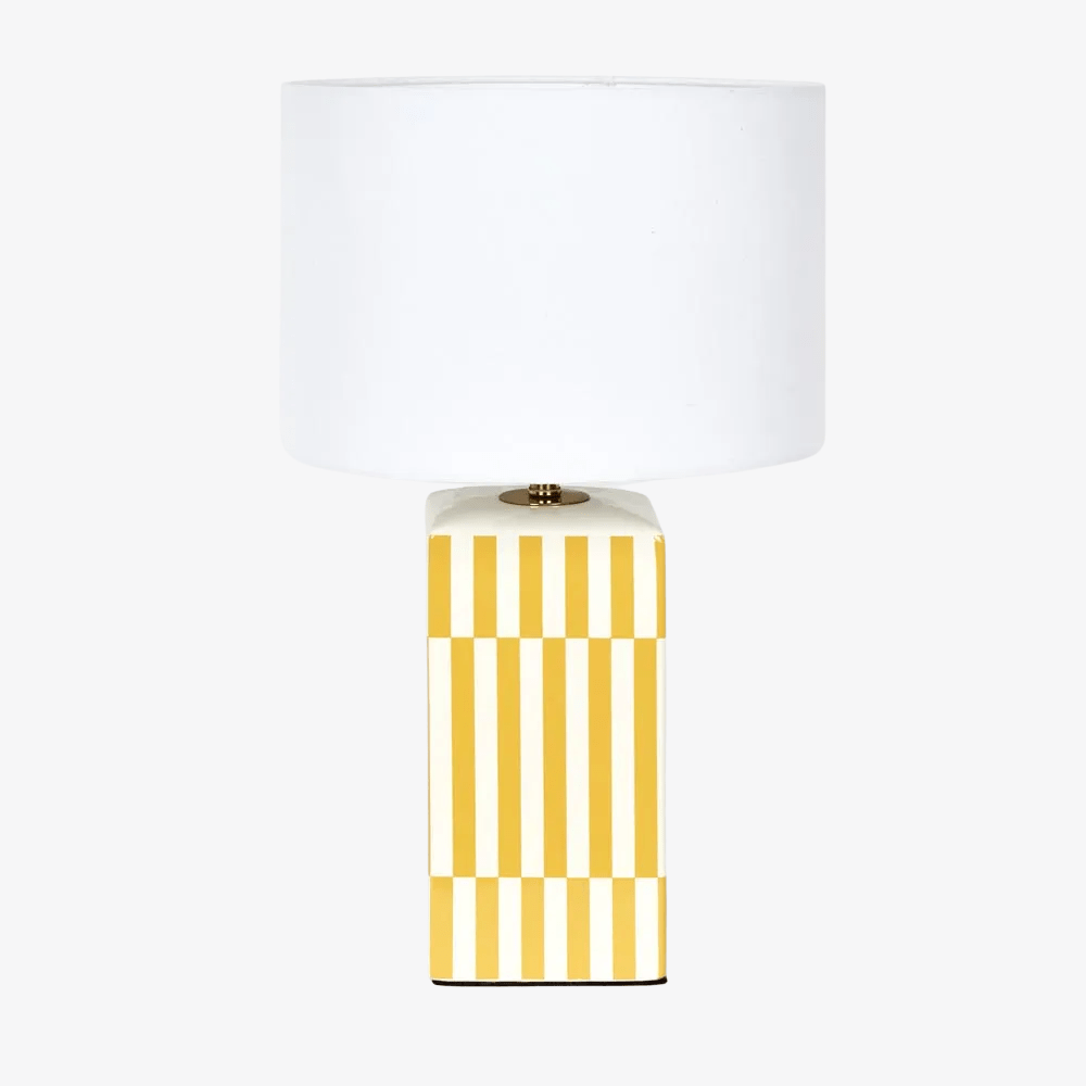 Table Lamps Parlour Yellow Table Lamp & Shade