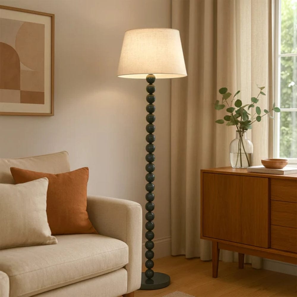 Floor Lamps Pearl Orb Floor Lamp - Cyan