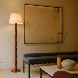 Floor Lamps Pearl Orb Floor Lamp - Rust