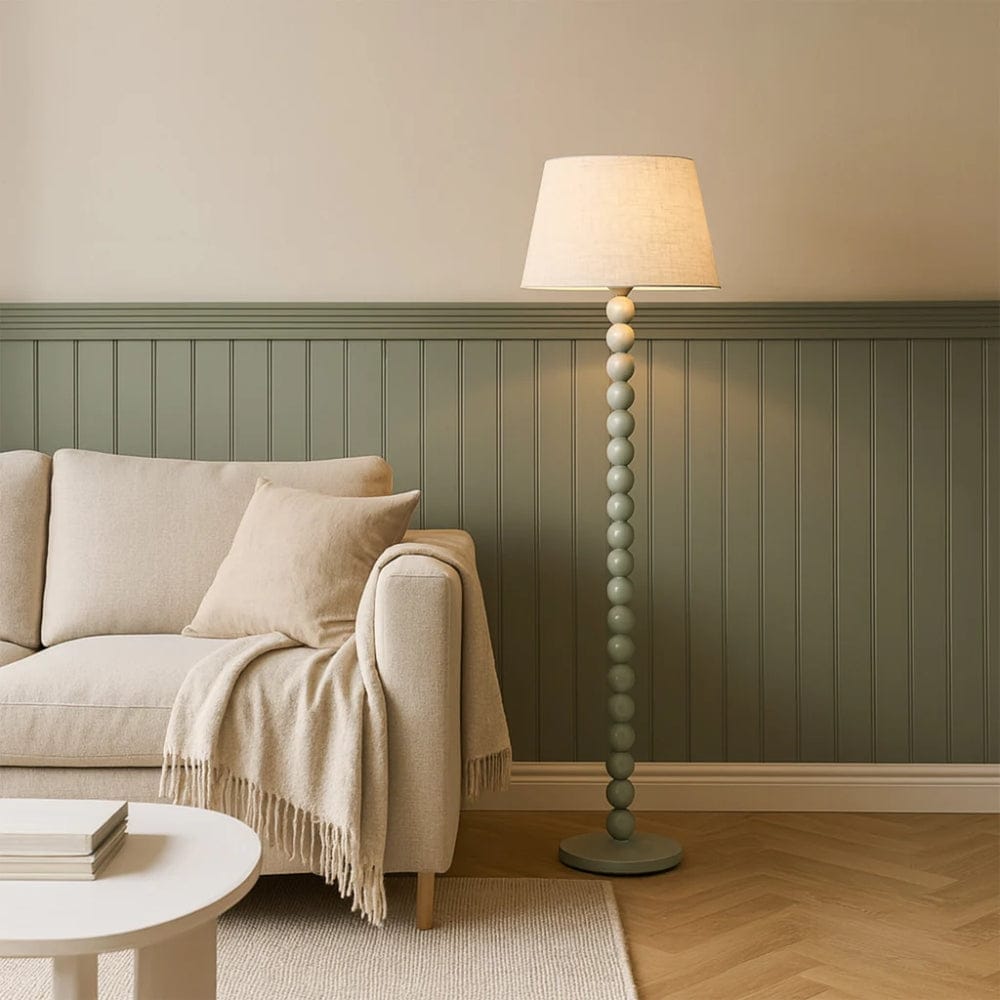 Floor Lamps Pearl Orb Floor Lamp - Sage