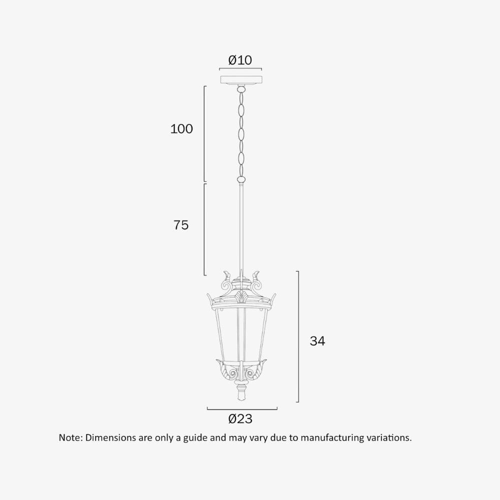 Exterior Pendant Pedral 23 Pendant Light