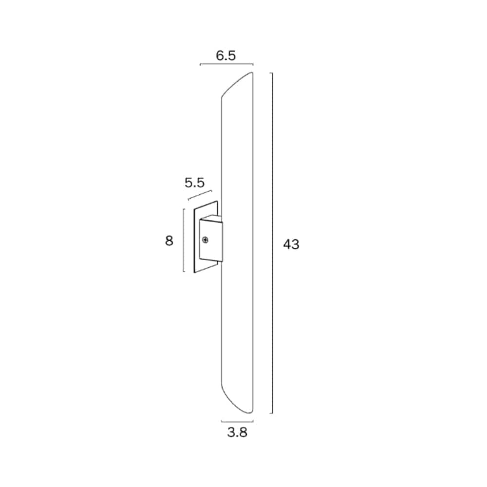 Exterior Wall Light Penros 2 Light Exterior Wall Light