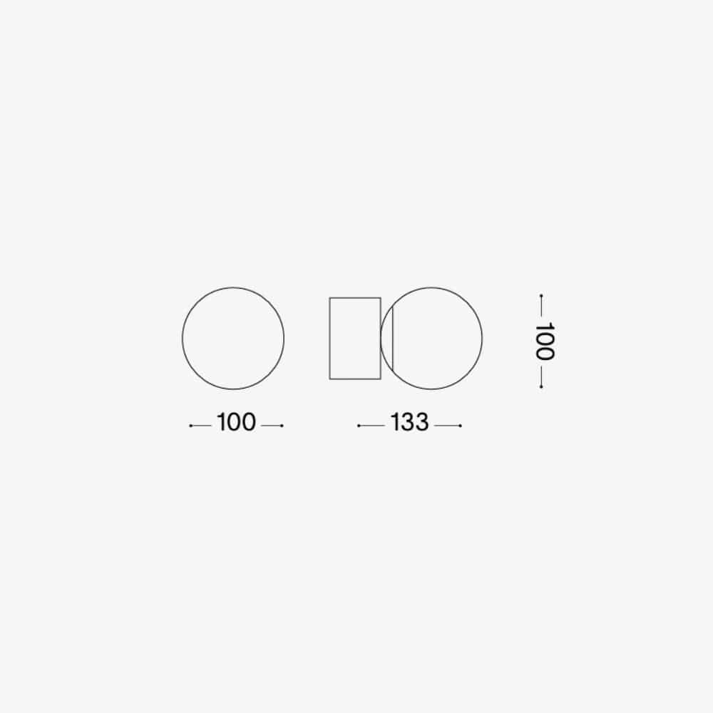 Interior Wall Light / Sconce Perlage AP1 Wall Light