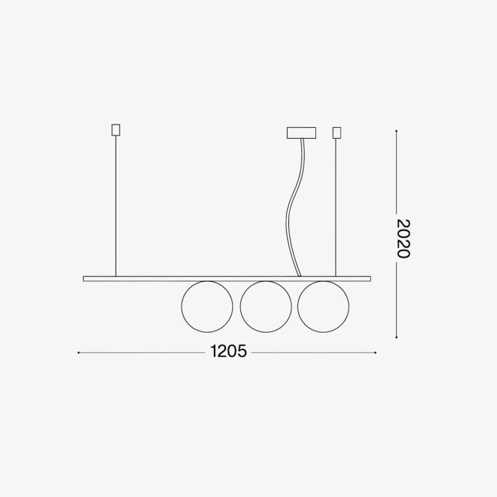 Interior Pendant Perline SP3 Pendant Light