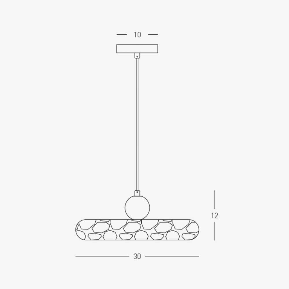 Interior Pendant Petra Disc Pendant