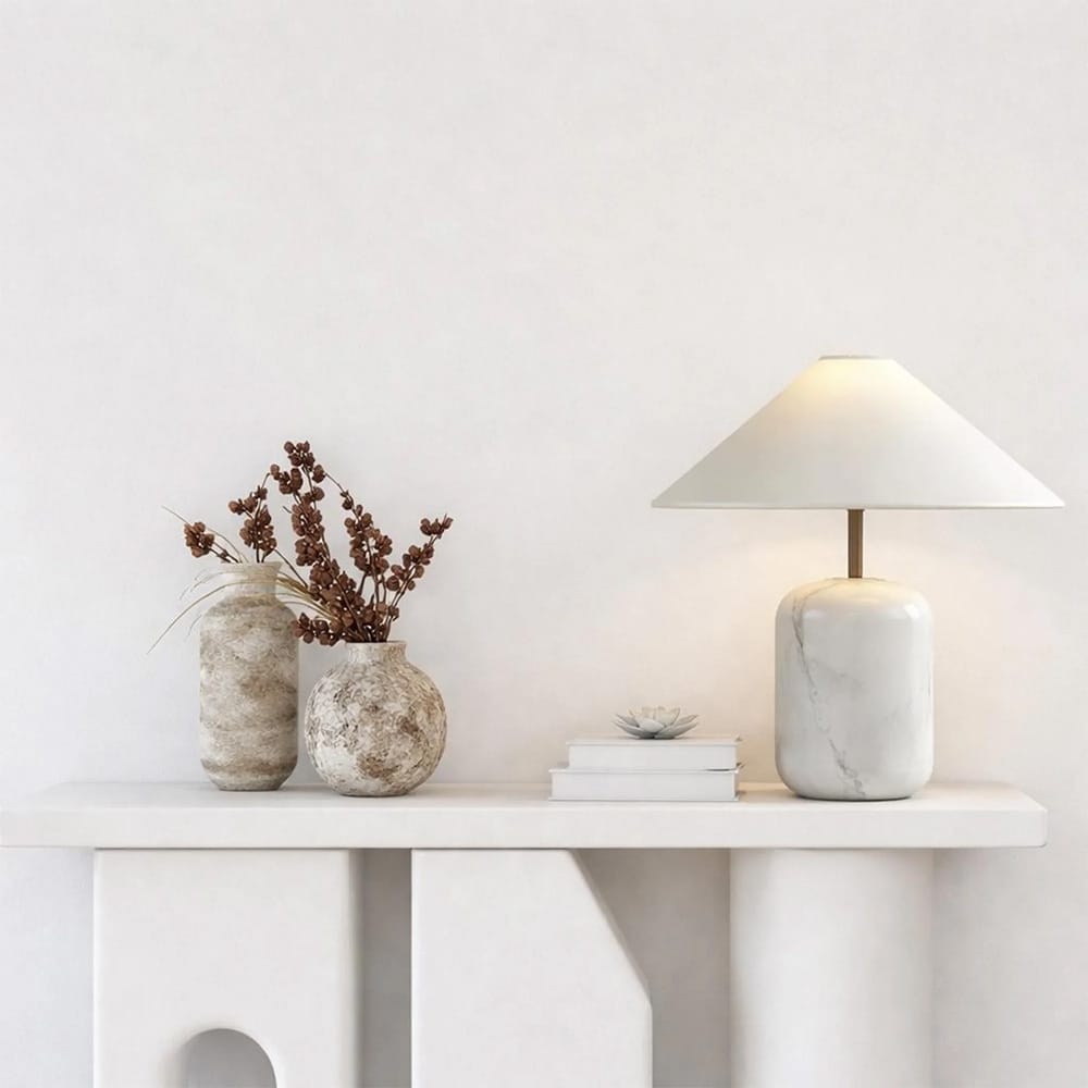 Table Lamps Petra Marble Table Lamp