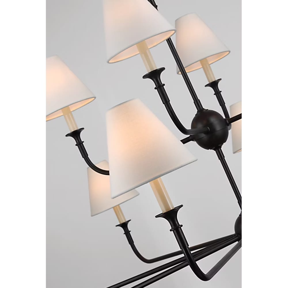 Chandelier Piaf Grande Two-Tier Chandelier