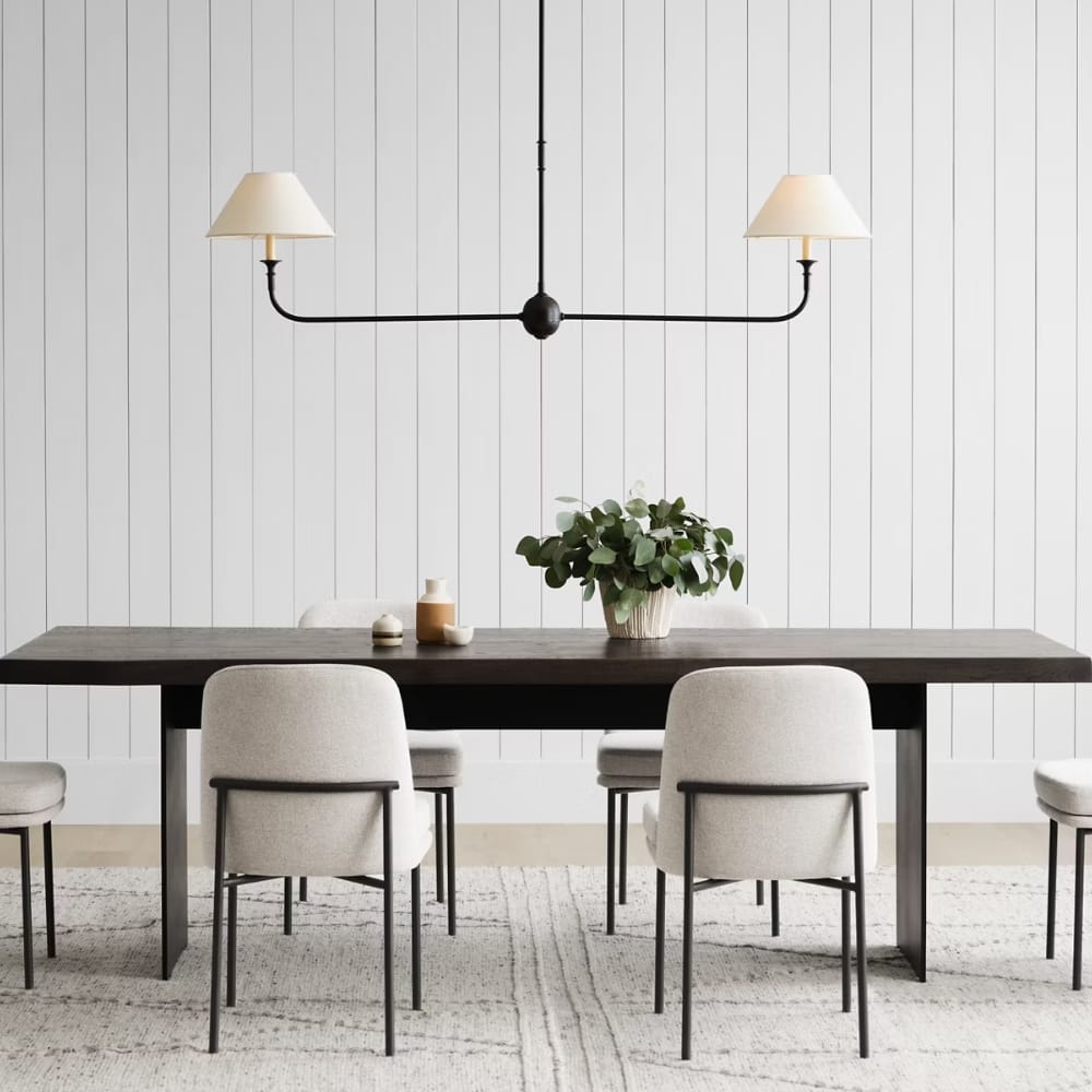 Linear Pendant Piaf Large Two-Light Linear Pendant