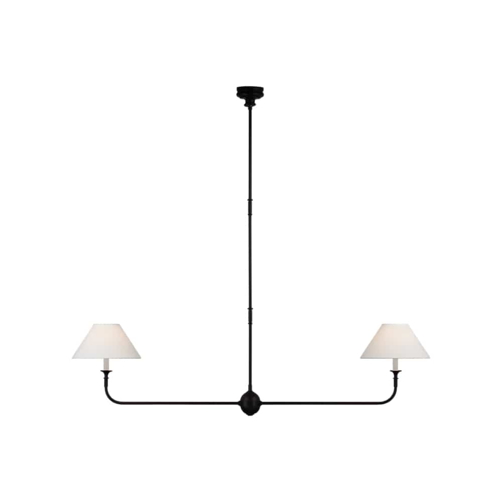 Linear Pendant Piaf Large Two-Light Linear Pendant