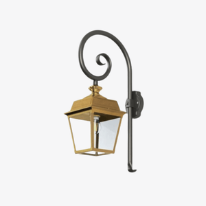 Exterior Wall Light Place des Vosges 1 Tradition N° 5 Swan Neck Wall Bracket Light