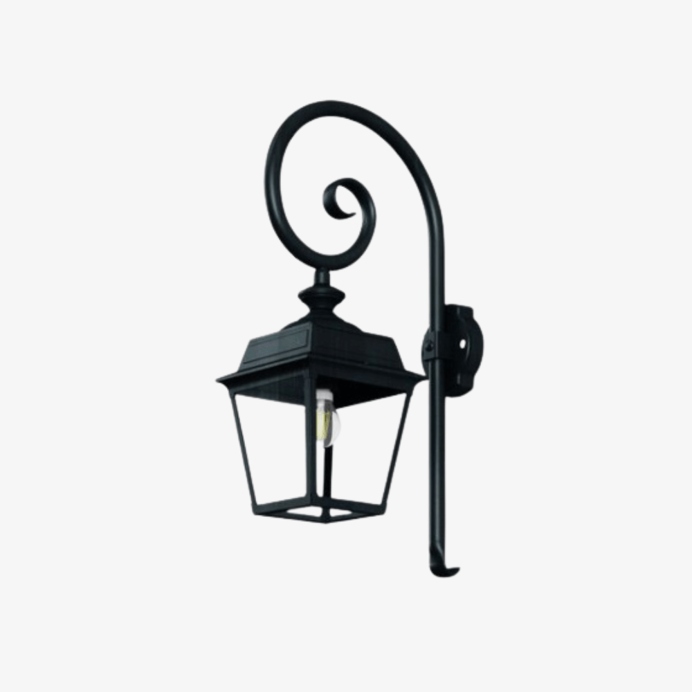 Exterior Wall Light Place des Vosges 1 Tradition N° 5 Swan Neck Wall Bracket Light