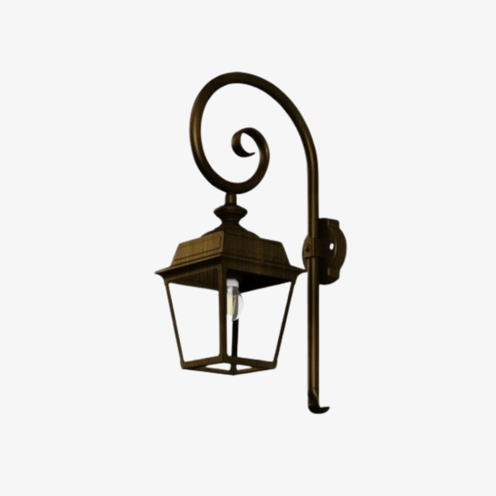 Exterior Wall Light Place des Vosges 1 Tradition N° 5 Swan Neck Wall Bracket Light