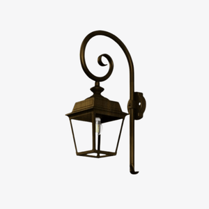 Exterior Wall Light Place des Vosges 1 Tradition N° 5 Swan Neck Wall Bracket Light