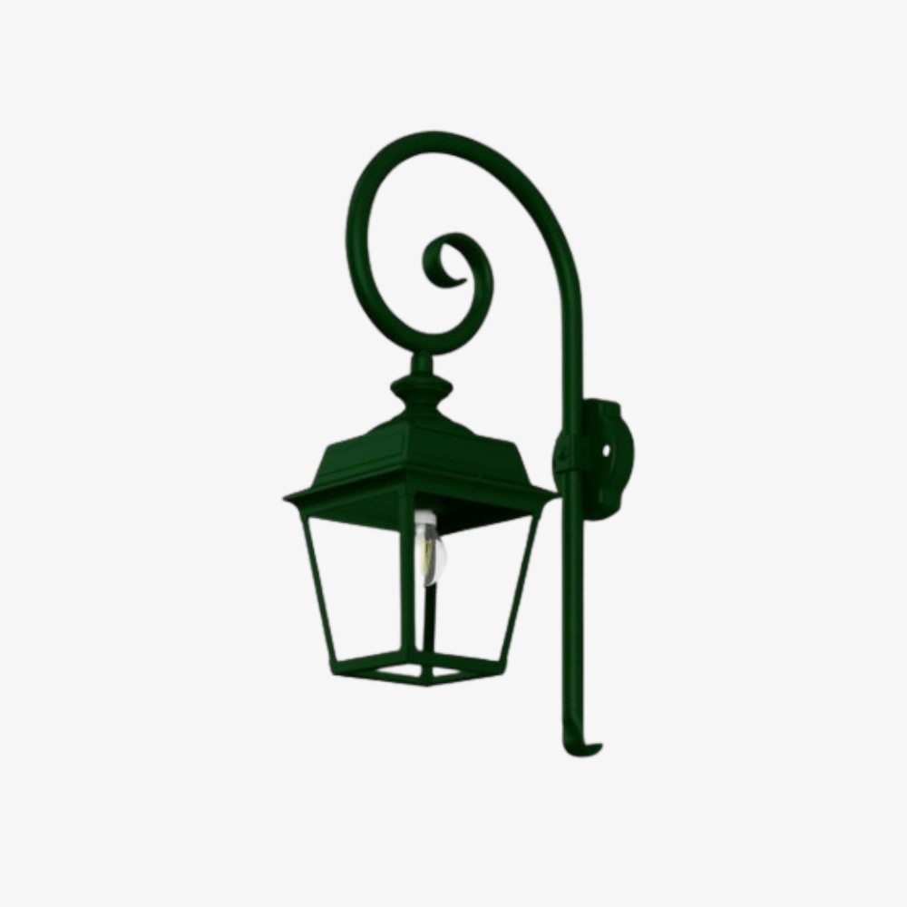 Exterior Wall Light Place des Vosges 1 Tradition N° 5 Swan Neck Wall Bracket Light