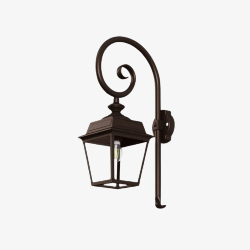 Exterior Wall Light Place des Vosges 1 Tradition N° 5 Swan Neck Wall Bracket Light