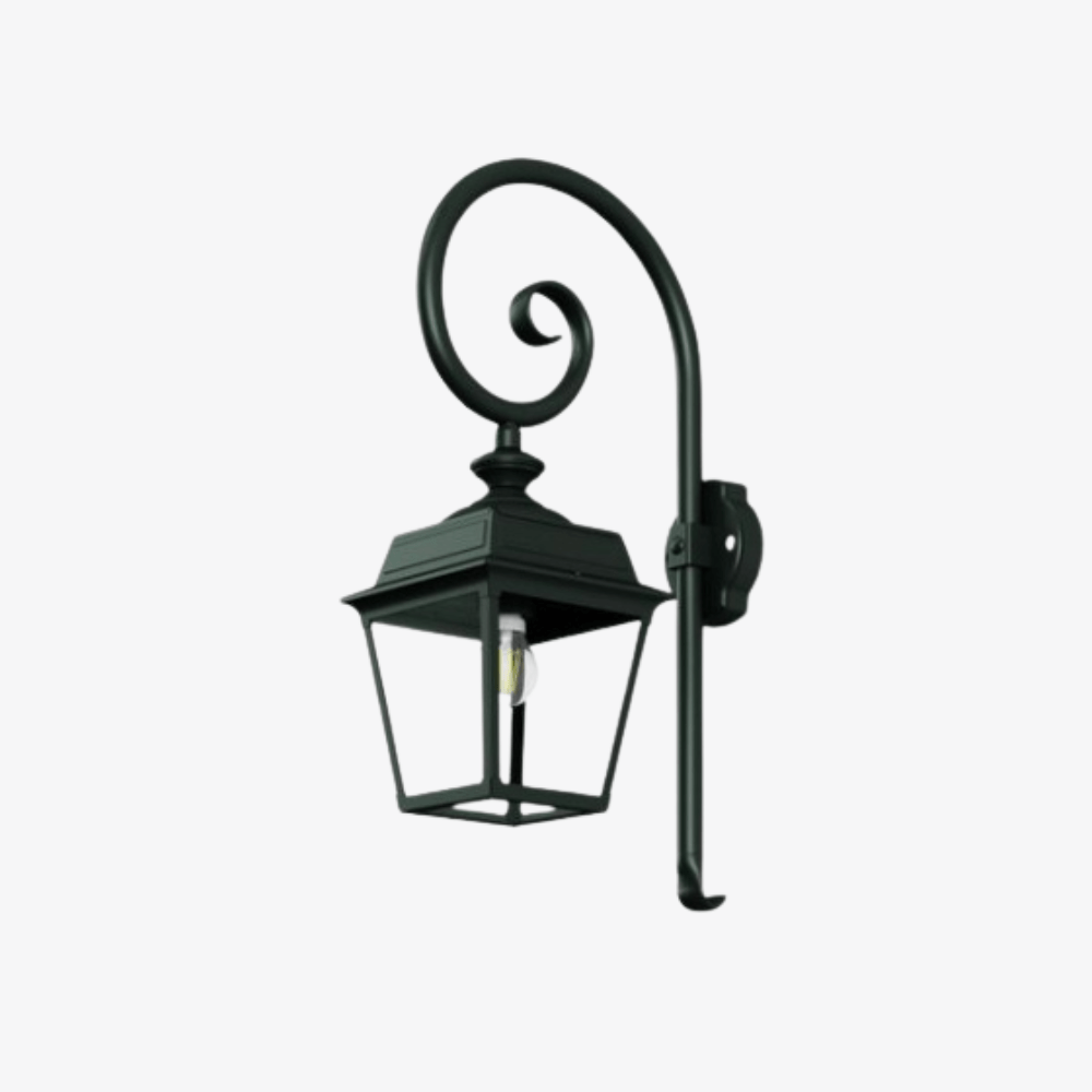 Exterior Wall Light Place des Vosges 1 Tradition N° 5 Swan Neck Wall Bracket Light