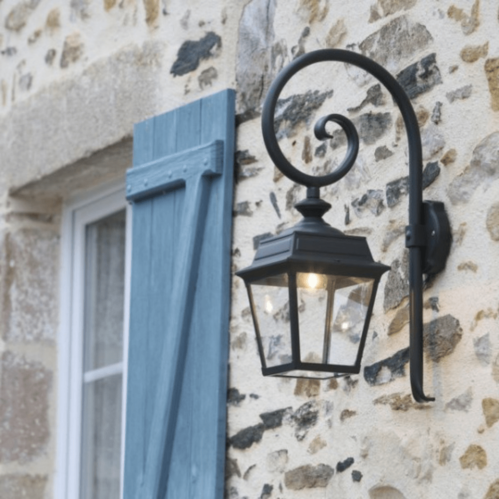 Exterior Wall Light Place des Vosges 1 Tradition N° 5 Swan Neck Wall Bracket Light