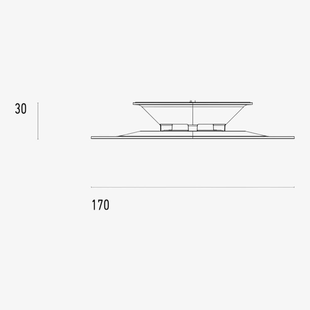 Interior Wall Light / Sconce Planar 170 Ceiling / Wall Light Type 1