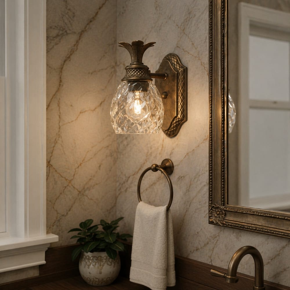 Interior Wall Light / Sconce Plantation Single Light Vanity
