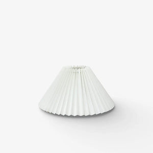 Lamp Shades Pleated Linen Shade 26cmD White