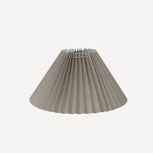 Lamp Shades Pleated Linen Shade 35cmD Taupe
