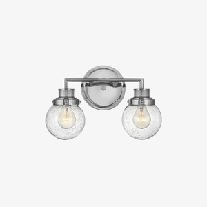 Vanity Poppy 2 Light Wall Bracket - Polished Nickel