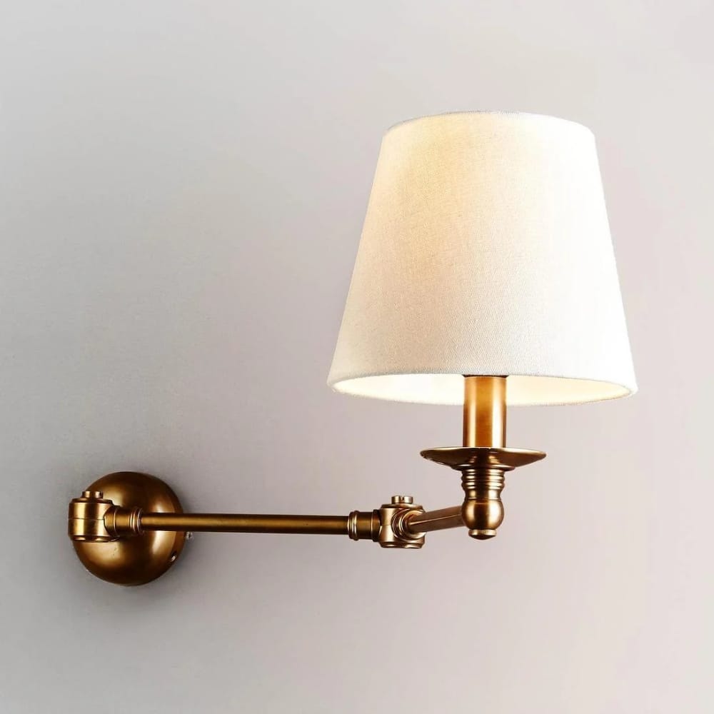 Bedside Wall Lights Portland Swing Arm Wall Light - Base Only