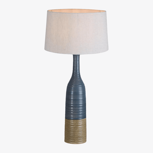 Table Lamps Potters Tall Thin Glazed Ceramic Table Lamp