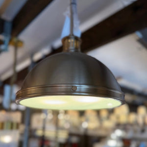 Interior Pendant Pratt 2 Light Street Pendant - Satin Brass - CLEARANCE (Ex-display)