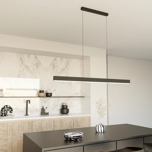 Linear Pendant Prinia Modern Fluted Linear Pendant Light