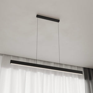 Linear Pendant Prinia Modern Fluted Linear Pendant Light
