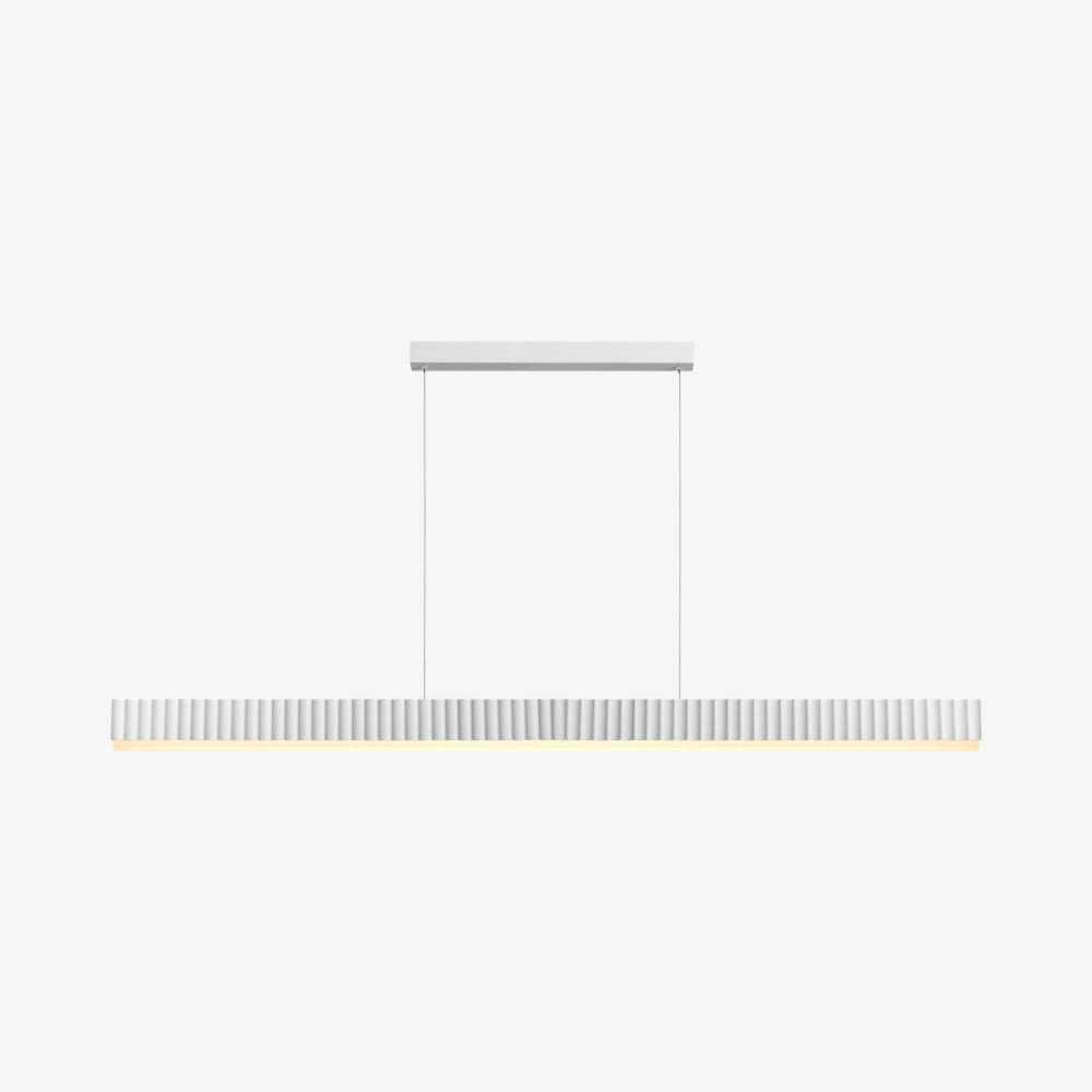 Linear Pendant Prinia Modern Fluted Linear Pendant Light