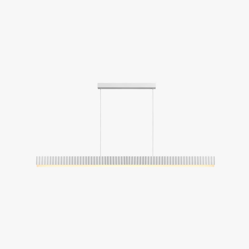 Linear Pendant Prinia Modern Fluted Linear Pendant Light