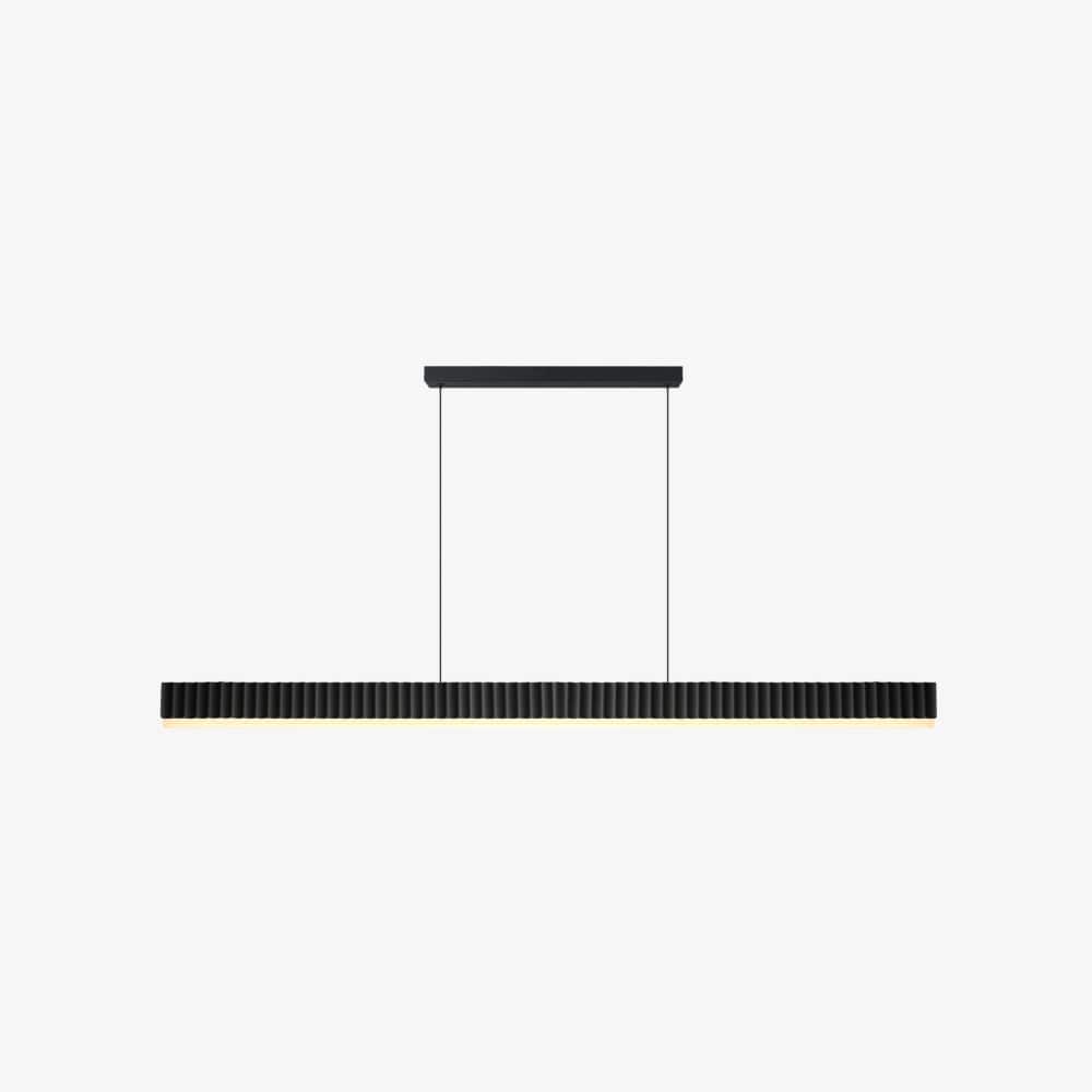 Linear Pendant Prinia Modern Fluted Linear Pendant Light
