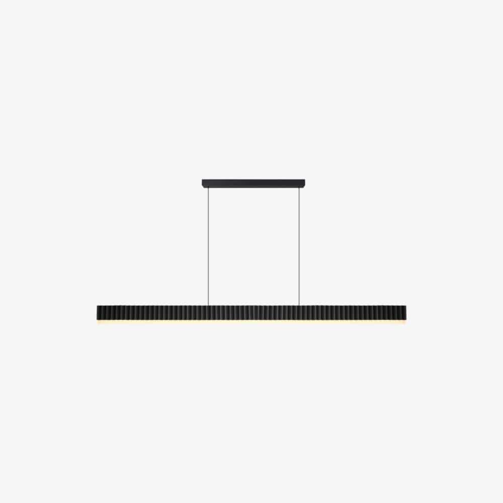 Linear Pendant Prinia Modern Fluted Linear Pendant Light