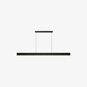 Linear Pendant Prinia Modern Fluted Linear Pendant Light