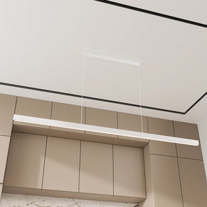Linear Pendant Prinia Modern Fluted Linear Pendant Light