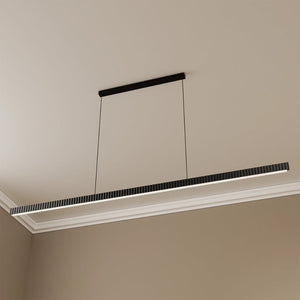 Linear Pendant Prinia Modern Fluted Linear Pendant Light