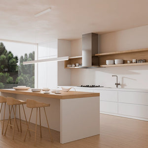 Linear Pendant Prinia Modern Fluted Linear Pendant Light