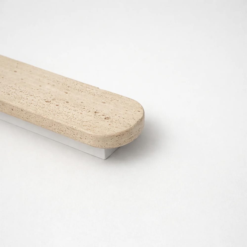 Interior Wall Light / Sconce Pulse Long Shadow Natural Travertine Indoor Wall Light