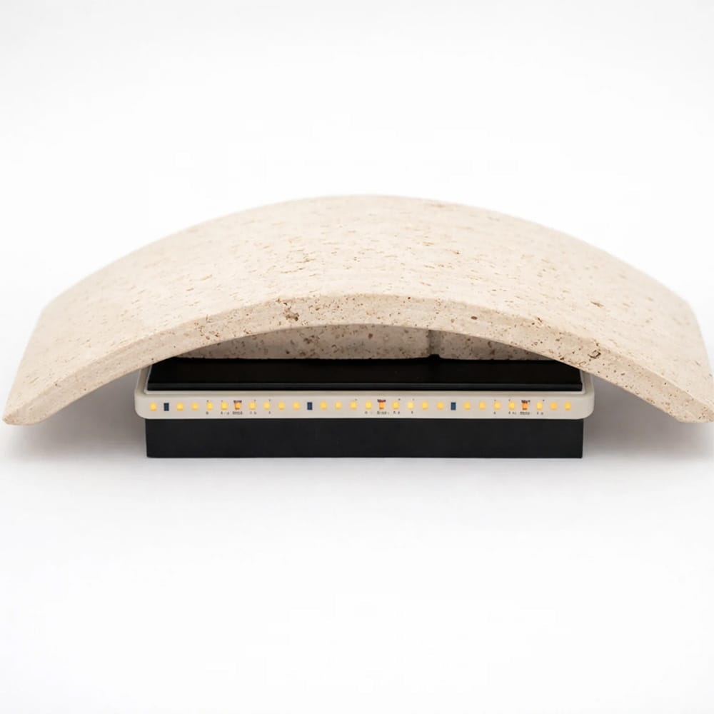 Interior Wall Light / Sconce Pulse Natural Travertine Up/Down Wall Light
