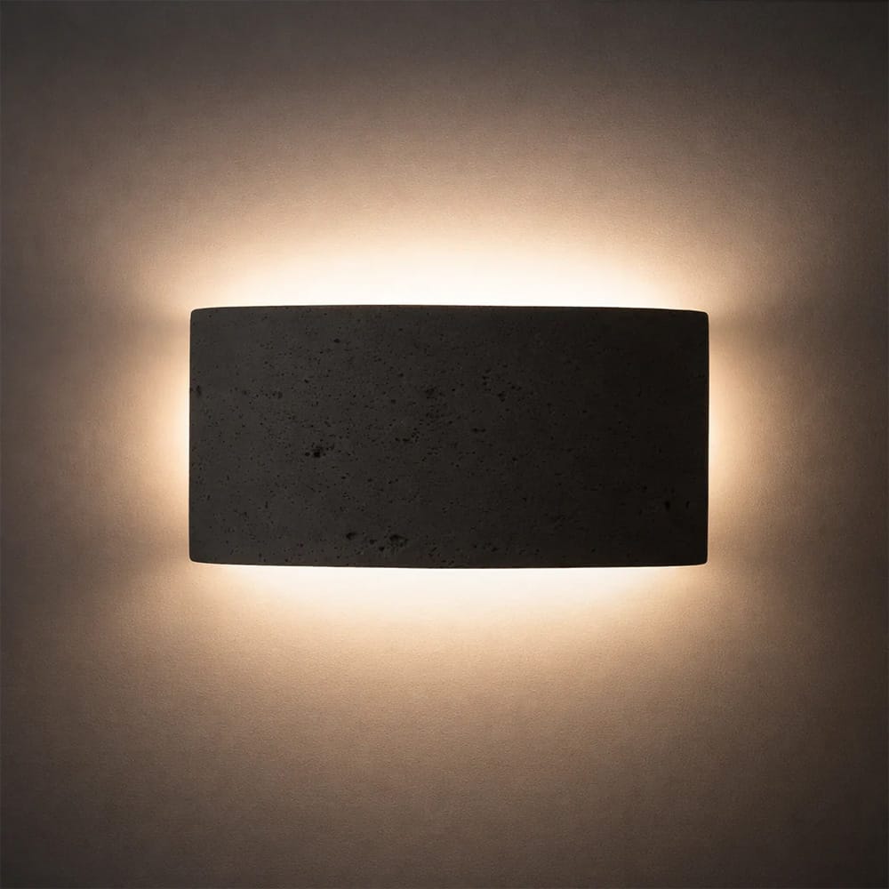 Interior Wall Light / Sconce Pulse Natural Travertine Up/Down Wall Light