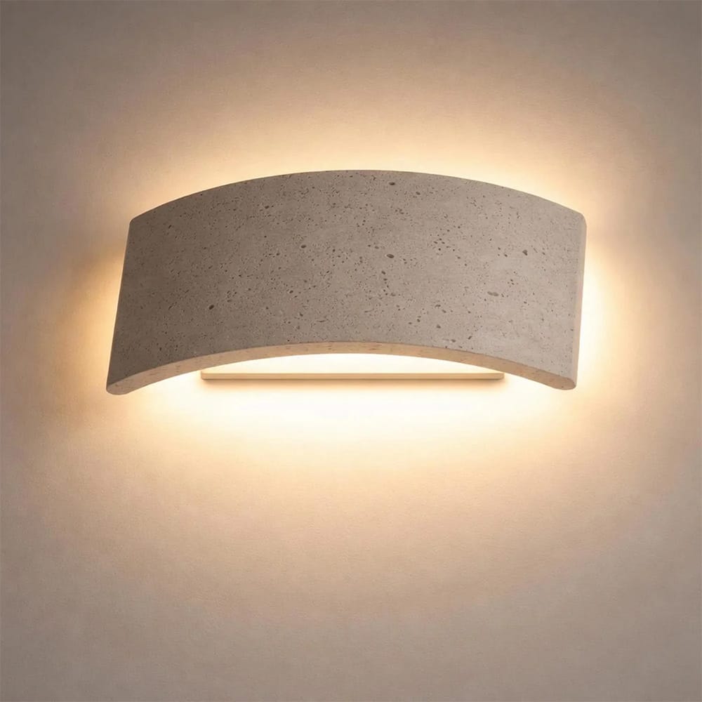 Interior Wall Light / Sconce Pulse Natural Travertine Up/Down Wall Light