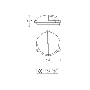 Bunkers Queenscliff Brass Bunker Wall Light