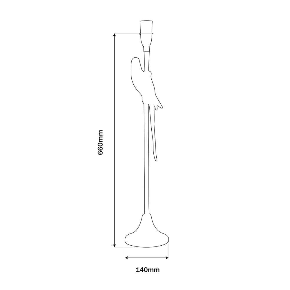 Table Lamps Raj Parrot Lamp Base