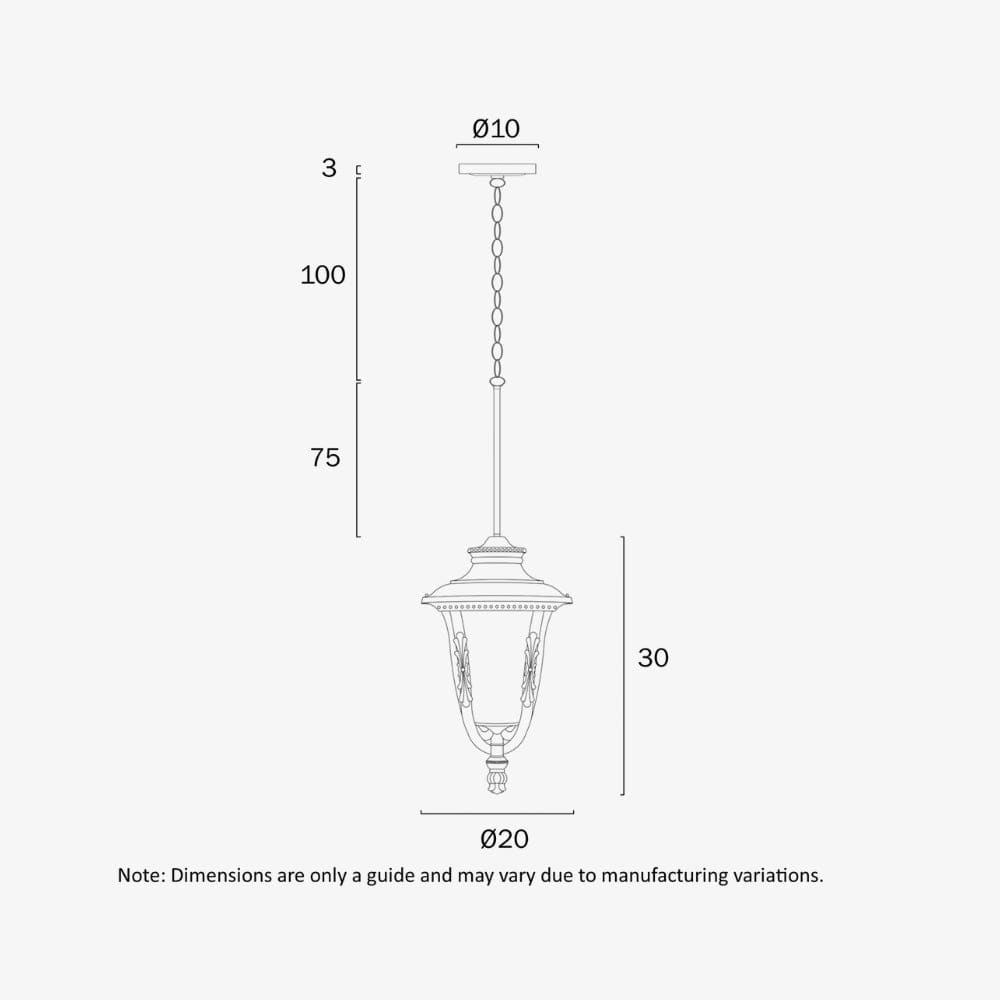 Exterior Pendant Ramiro 20 Pendant
