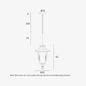 Exterior Pendant Ramiro 25 Pendant