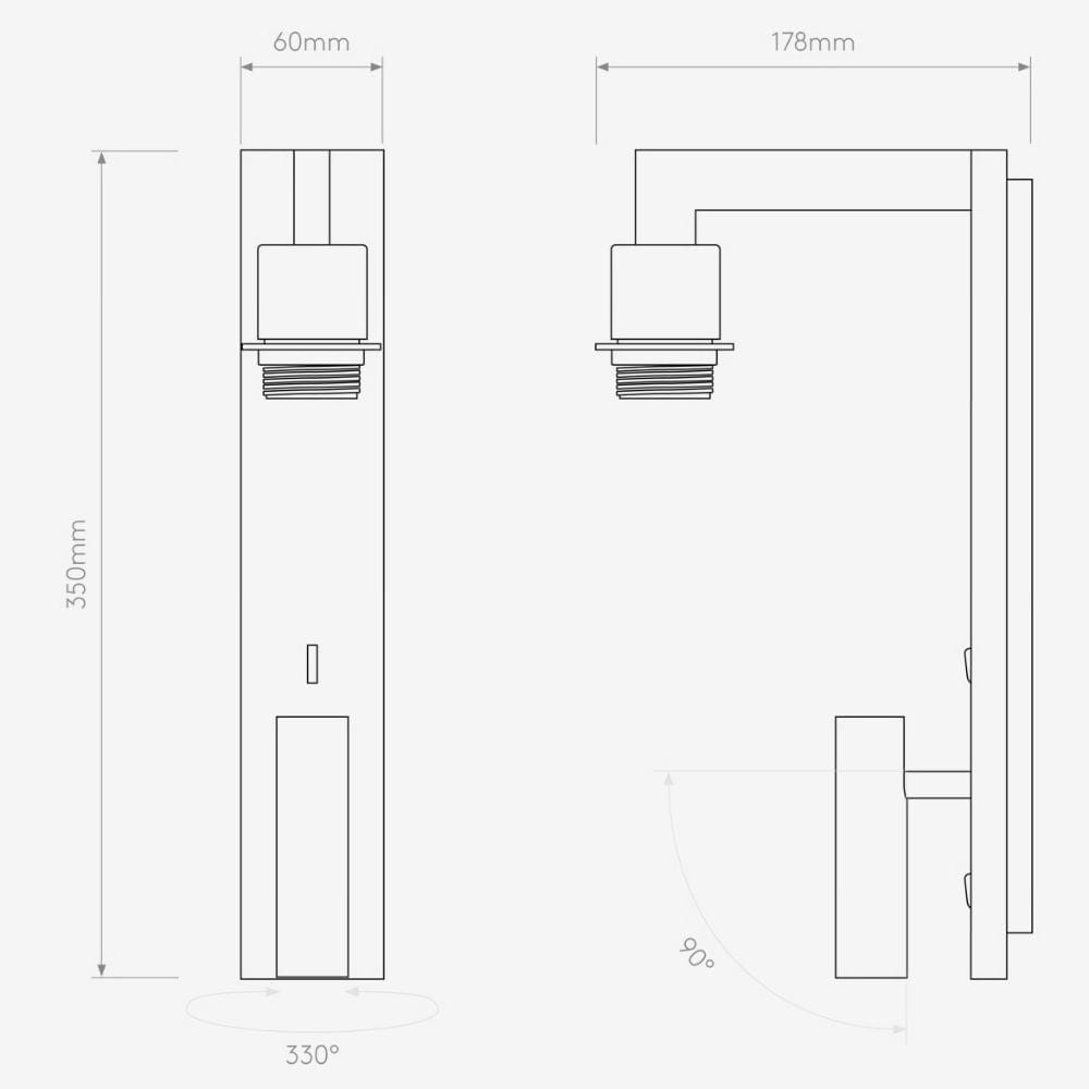 Bedside Wall Lights Ravello LED Reader Wall Light